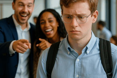 Empleado humillado por sus compañeros… nadie sabía que era el hijo del CEO