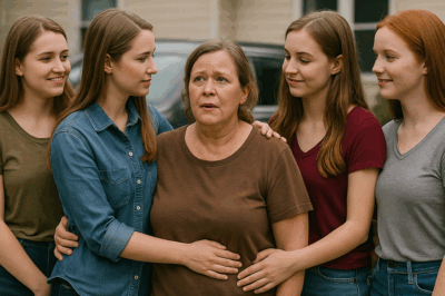 Mesera cuidó a cuatro huérfanas por 10 años… hasta que un SUV llegó a su puerta