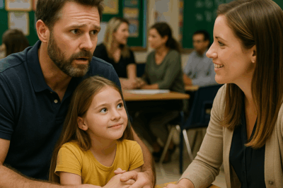 Padre soltero fue a la reunión escolar… y la maestra reveló algo que lo dejó sin aire