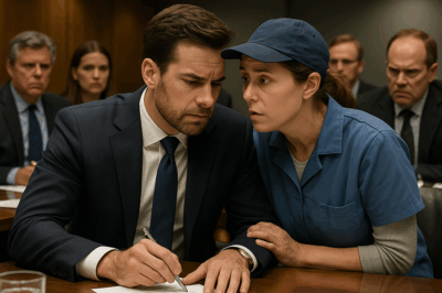 “‘No firmes esto’, advirtió la mujer de limpieza… y el millonario hizo lo impensable”