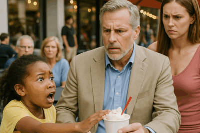 Niña negra gritó: “¡No comas el helado!” y millonario quedó en shock