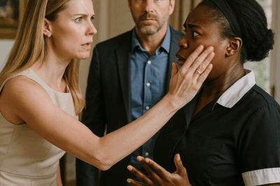 «Una mujer rica abofeteó a su empleada negra por tocar a su hijo… pero lo que reveló su esposo heló la sangre de todos»