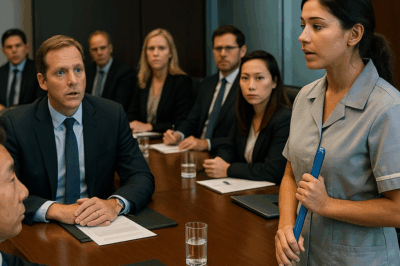 “CEO desesperado buscando traductor… hasta que la limpiadora habló”