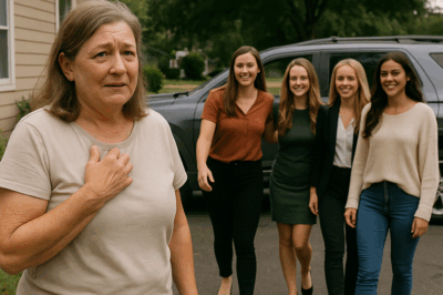«Una camarera alimentó a cuatro niñas huérfanas durante diez años… y doce años después, un lujoso SUV se detuvo frente a su casa»