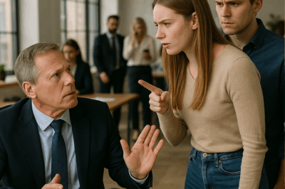 “El CEO enfrentó el golpe más inesperado de su vida: una joven irrumpió en su oficina y le gritó que era su hija y que había despedido a su madre”