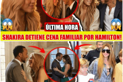 Shakira interrumpe cena familiar y dedica emotivo discurso a Hamilton