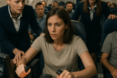 UNA MUJER DORMÍA EN EL ASIENTO 15B DE UN VUELO TRANQUILO… HASTA QUE EL CAPITÁN PREGUNTÓ: “¿ALGUIEN SABE PILOTEAR ESTE AVIÓN?”
