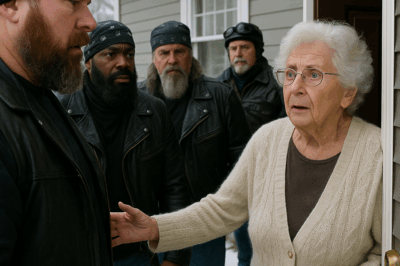 Anciana refugió a 15 Hell’s Angels… al día siguiente 100 motos en su casa