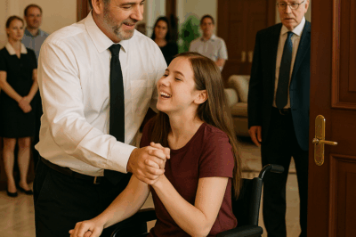 El magnate sorprendió a su chofer bailando con su hija paralizada