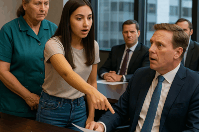 Millonario iba a firmar un contrato en alemán… la hija de la limpiadora lo detuvo