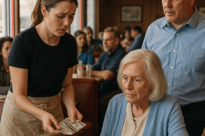 Camarera paga la cuenta a una anciana… y descubre que es multimillonaria