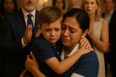 “El hijo del millonario mordió a la empleada… y su reacción dejó a todos en shock”