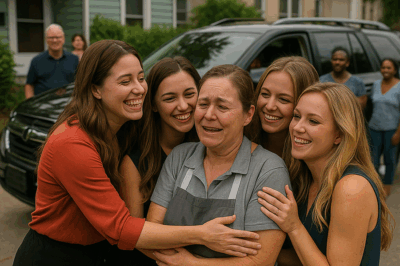 La mesera alimentó a 4 huérfanas por 10 años — 12 años después llegó una SUV