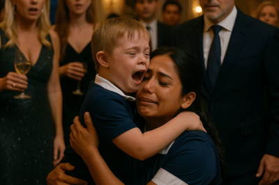 “En plena fiesta, un niño gritó ‘¡mamá!’… y la empleada dejó a todos en shock”