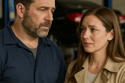 “Ella guardaba un secreto… pero la bondad de un mecánico lo cambió todo”