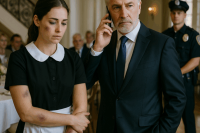 “El millonario vio los moretones de su empleada… y destapó la verdad”