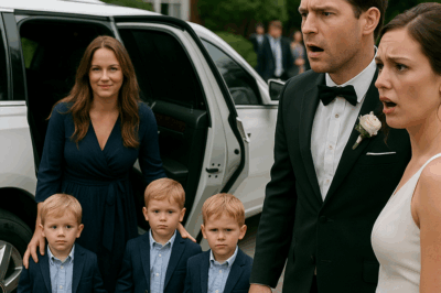 Quiso humillar a su ex en su boda, pero ella llegó en limusina con los trillizos