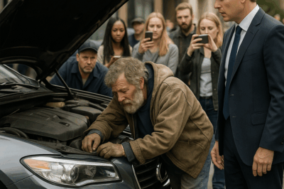 “Puedo arreglarlo” — el vagabundo hizo lo imposible ante todos