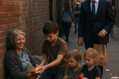 Millonario siguió al niño hambriento… y lo que vio lo transformó