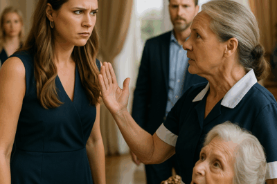 Empleada humilla a la nuera cruel frente a todos en mansión