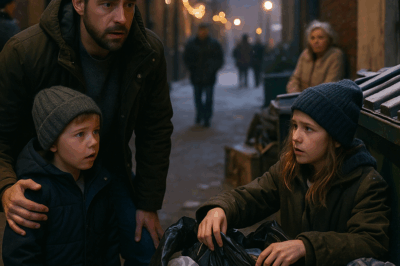 Padre soltero vio a niña hurgar basura en Navidad y quedó en shock