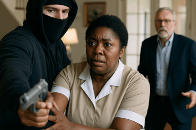 La sirvienta negra se enfrentó a ladrones… y el millonario descubrió su secreto