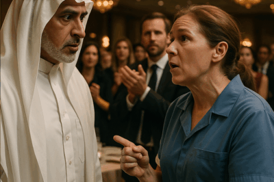 “El jeque millonario habló en árabe… y la limpiadora lo sorprendió”