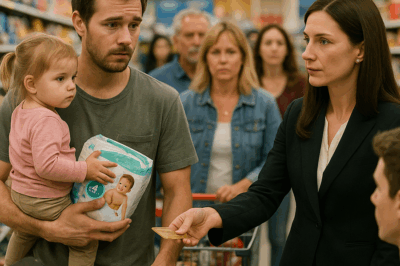 Papá arruinado compra pañales con su último dólar y la inesperada reacción de una CEO millonaria