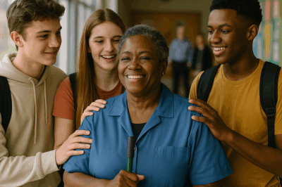 Profesor humilló a conserje negra, pero no esperaba su defensa