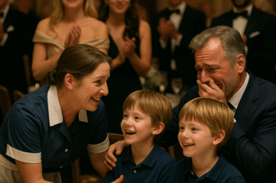 “Los gemelos del millonario hablaron gracias a la empleada”