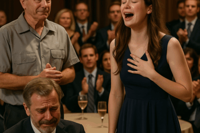 “El conserje pidió a la hija muda del CEO cantar… y sorprendió”