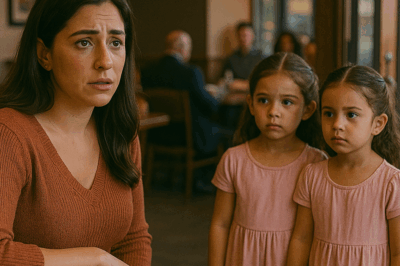 Mi cita a ciegas nunca llegó, y cuando estaba por irme, dos niñas gemelas entraron corriendo al restaurante diciendo: “¡Perdón, mi papá se retrasó!”. Sonreí con confusión, hasta que lo vi entrar detrás de ellas… y entendí que el destino tiene formas muy extrañas de presentarte al amor.