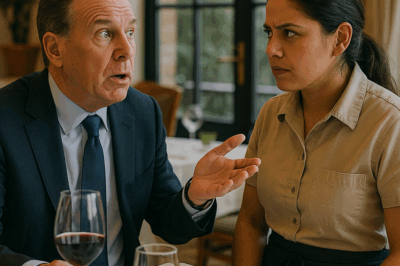 Un multimillonario humilla a una camarera en un lujoso restaurante alemán creyendo que nadie lo entendería, pero su sorprendente respuesta en un idioma inesperado cambia el rumbo de la noche y revela un secreto que deja a todos en silencio.