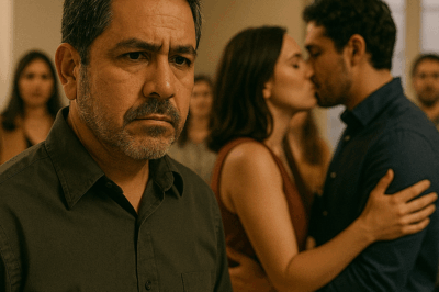 Lo besó frente a todos, sin vergüenza, en medio de la fiesta. Nadie respiró. Yo solo dije dos palabras: “Se acabó.” Nadie imaginó que esa frase no solo cerraría un matrimonio… sino que cambiaría muchas vidas.