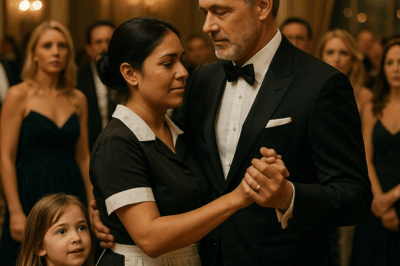 “En la gala más exclusiva del año, el magnate más codiciado rechazó bailar con las mujeres más poderosas de la ciudad. Nadie entendía por qué… hasta que una humilde empleada entró con su pequeña hija para limpiar el suelo. Entonces, el multimillonario se levantó, tomó su mano y la invitó a bailar. Lo que sucedió después cambió para siempre el significado de la elegancia.”