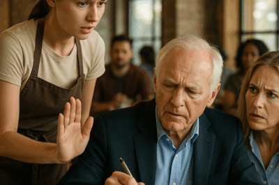 “Era una cena de lujo donde se firmaría el contrato más importante del año. Políticos, empresarios y periodistas esperaban el brindis final. Pero justo cuando el magnate tomó la pluma, una camarera gritó: ‘¡No firme!’ El silencio fue inmediato. En segundos, su grito detuvo una fortuna, reveló una traición y cambió el destino de una empresa que creía tenerlo todo bajo control.”