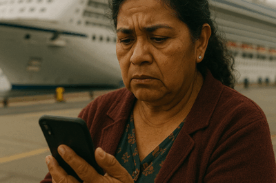“Mi propio hijo me envió un mensaje que rompió mi corazón: ‘Los planes cambiaron, no vas al crucero, es solo para la familia’. Lo que descubrí después me dejó sin palabras y cambió mi vida para siempre.”