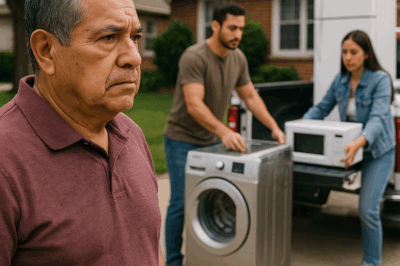 “Mi hijo y mi nuera llegaron a mi casa con un camión y se llevaron todos los electrodomésticos”