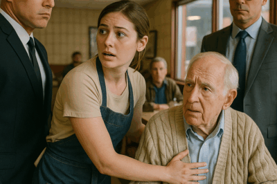 “Una camarera daba café a un anciano cada mañana… hasta que llegaron sus abogados y guardaespaldas revelando quién era en realidad”