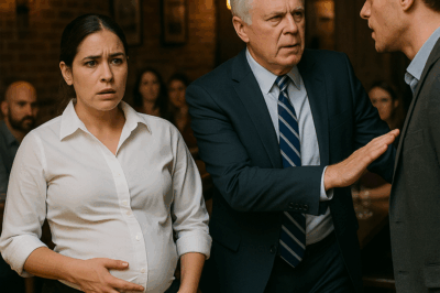 La empujaron por las escaleras por servir despacio, sin saber que aquella camarera embarazada era la esposa secreta del multimillonario que acababa de comprar el restaurante y estaba a punto de cambiar sus vidas para siempre.