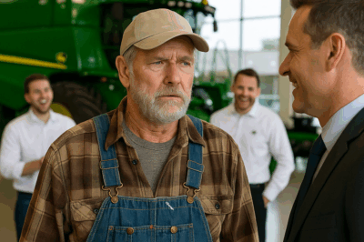 “¡LLEVARÉ TRES COSECHADORAS JOHN DEERE!” — SE RIERON DEL CAMPESINO… HASTA QUE PAGÓ EN EFECTIVO 💵😱