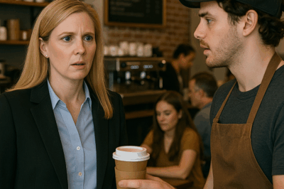 “La CEO de una famosa cadena de cafeterías decidió visitar uno de sus locales de incógnito… pero cuando pidió un café, el barista la reconoció y le dijo tres palabras que la dejaron helada. Lo que descubrió después cambiaría por completo la manera en que dirigía su empresa.”