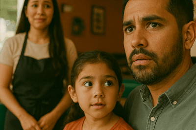 “Mientras caminaba con su pequeña hija por el parque, una voz inocente gritó: ‘¡Papá, esa es la señora que dijo que te extrañaba!’. Él se quedó helado… porque aquella mujer no debía saber que su esposa había muerto.”