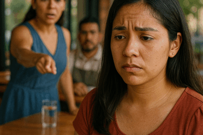 En el restaurante, mi hermana se levantó y gritó: “¡Rachel, busca otra mesa, esta es solo para la familia!