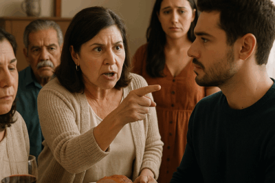 “En pleno almuerzo de Pascua, mi madre me señaló frente a todos y gritó: ‘¡Tú eres la razón por la que esta familia se está destruyendo!’. Nadie imaginaba que mi respuesta revelaría un secreto que llevaba más de veinte años enterrado.”