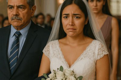 “Mi padre se negó a acompañarme al altar porque mi hermana no soportaba verme en el centro de atención — pero lo que ocurrió después reveló el secreto familiar que nadie se atrevía a decir en voz alta”