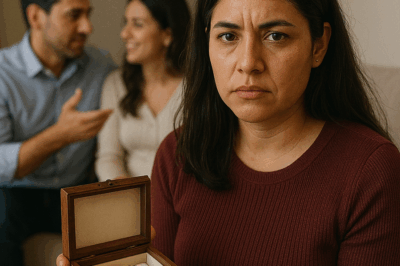 “Mi esposo le dio a su hermana el fondo que habíamos ahorrado para nuestro bebé y además la joya más valiosa de mi familia… pero ninguno de los dos imaginó que ese robo emocional sería el principio de algo mucho más grande — y el final de todo lo que fingían ser.”