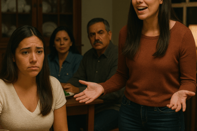 “Durante la cena familiar, mi hermana anunció con orgullo que se mudaría a ‘mi casa’ — lo que no sabía era que todo había cambiado y esa casa ya no le pertenecía ni a ella… ni a nadie más como antes”