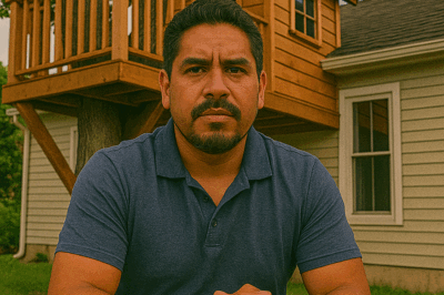 “La asociación del vecindario me exigió destruir la casita en el árbol de mi hijo, pero en lugar de rendirme, la conecté a mi casa, la llamé ‘terraza’… y lo que ocurrió después dejó a todos los vecinos sin palabras.”