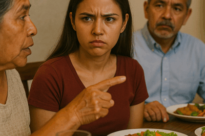 “Durante la cena familiar, mi madre perdió la calma y me dijo: ‘Ojalá no hubieras nacido.’ Todos quedaron en shock… pero cuando le respondí, el silencio que siguió cambió para siempre nuestra relación.”